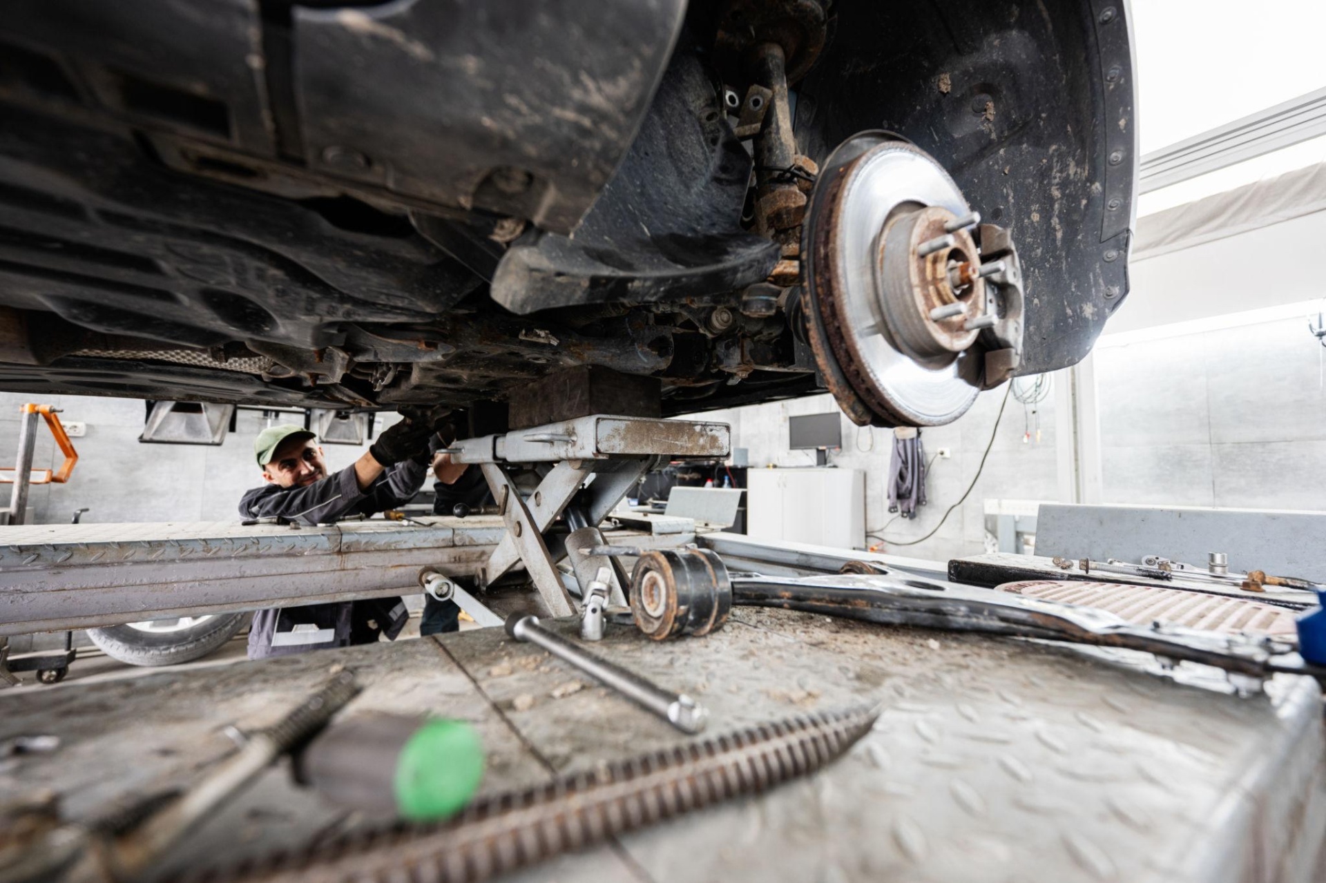 Service automobile : Suspension